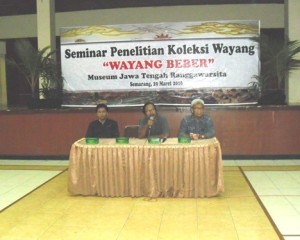 Seminar Pelatihan Wayang Beber Museum Ronggowarsito Semarang